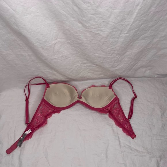Victoria's Secret Pink floral lace push up bra 34A - Picture 10 of 11